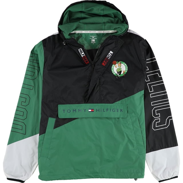 Tommy Hilfiger Mens Boston Celtics Windbreaker Jacket, bct, M