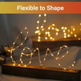 thumbnail image 2 of 12pcs 6.6ft Fairy String Lights, EEEkit 20 LED Flexible Starry String Lights, Battery Powered Copper Wire Lights, LED Twinkle Firefly Lights for Indoor Outdoor DIY Wedding Party Decor, Warm White, 2 of 8