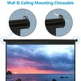 thumbnail image 6 of HomGarden 80inch 16:9 Portable Projector Screen 1080P HD 4K Folding Anti-Crease Movie Screen, Black, 6 of 9