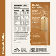 Keto Chow Chocolate Toffee Ultra Low-Carb Meal Shake, Single Meal
