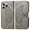 Gray, variant on Case for iPhone 16 Pro Case Wallet Leather Flip Phone Case with Card Holder and Kickstand Magnetic Shockproof Protective Women Men Case for iPhone 16 Pro 6.3 inch Butterfly Black SD