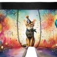 thumbnail image 4 of Hello 2025 Abyssinian Celebrates Happy New Year Firework Balloon All Over Print Boxer Briefs Underwear for Men Dad Cat Lover Kitten Owner Gifts - 02024, 4 of 6