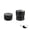 gloss black 23mm, variant on Furniture Height Adjustable Support Feet Heavy Duty Aluminum Alloy Bed Frame Risers Nonslip Base Leg Extenders