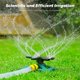 thumbnail image 4 of Rociador de césped, rociador 5 en 1, rociador de jardín, rociador de agua giratorio automático de 360 grados, rotación para áreas grandes, perfecto para césped, plantas, flores, verduras JFHHH pequeña, 4 of 5