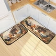 thumbnail image 7 of Coolnut Kitchen Rugs 2 Piece Waterproof Non Slip Kitchen Mat Farm House Kitchen Rug Set for Sink Office Kitchen Cafe, 19.7"x47.2"+19.7"x27.6" Home Decor Gifts, 7 of 7