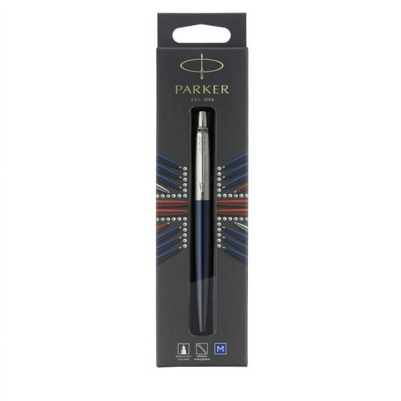 Parker Jotter Ballpoint Pen, Medium Point, 0.7 mm, Royal Blue Barrel, Blue Ink *EN