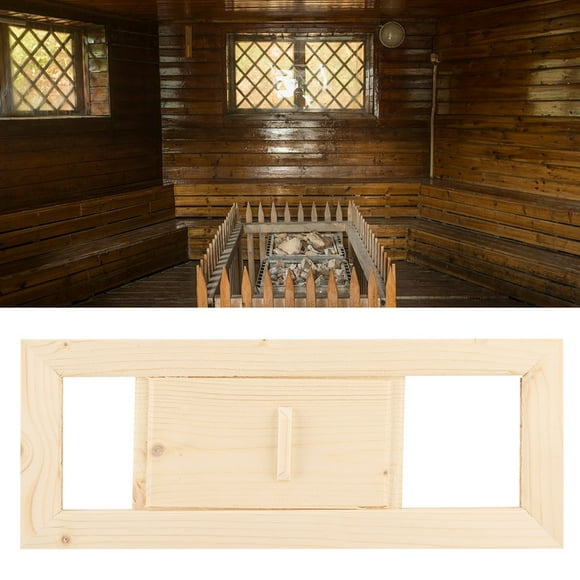 Wooden Return Air Vent Grille, Non- Air Grille Vent Cover, For Home Steam Room