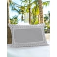 thumbnail image 6 of Outdoor Pillows Waterproof, Grey Boho Bedding Throw Pillows with Insert for Couch Sofa Bed, Modern Geometric Bohemia Abstract Textured 12x20 Inch Pillowcases Decorative Camping Patio Pillow Set of 1, 6 of 8