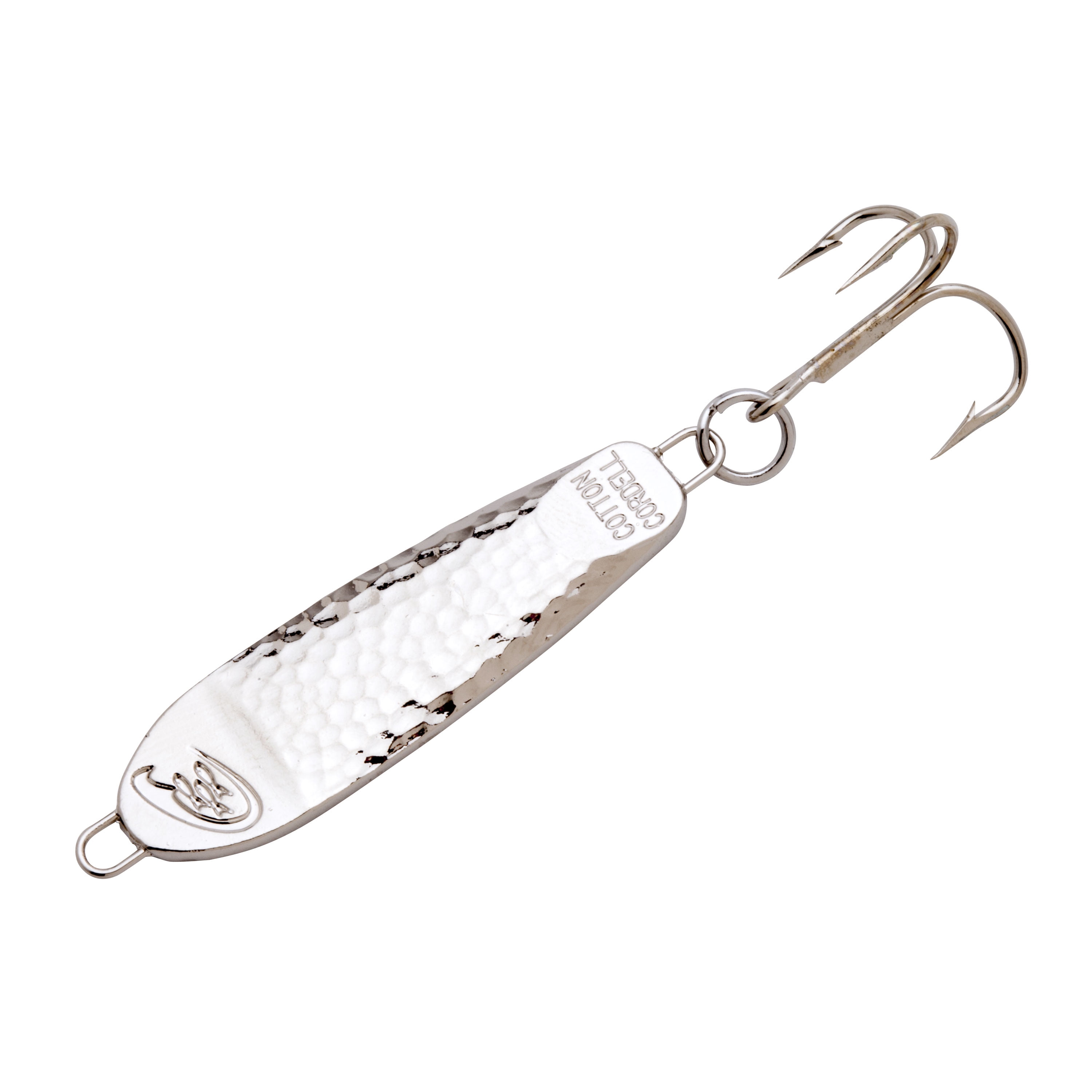 (2 pack) Cotton Cordell Spoon Sinker Chrome 2 1/8" 1/2 oz.
