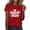 Red, variant on MEICHEN Graduation Gifts for Her: Class Of 2026 Senior 26 High School Graduation T Shirt Womens Spring Summer Tops