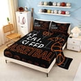 thumbnail image 2 of meiyoeat Eat Sleep Basketball Full Size Sheetsfor Boys Teens,Sport Basketball Bed Sheets, 4pcs, 1 Flat Sheet, 1 Fitted Sheet and 2 Pillowcases, 2 of 6