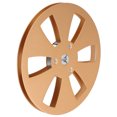 thumbnail image 1 of 1/4 7 Inch Empty Tape Reel, Universal 6 Hole Aluminum Alloy Opening Machine Replacement Part, Open Reel Sound Tape Empty Reel for NAB Reel to Reel Tape, 1 of 7