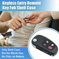 thumbnail image 2 of 4 Buttons Keyless Entry Remote Key Fob Shell for Jaguar S-Type 2001-2008 for Jaguar X-Type 2002-2008, 2 of 7