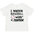 thumbnail image 3 of Inktastic I Watch Baseball with My Pawpaw Boys Baby T-Shirt, 3 of 5