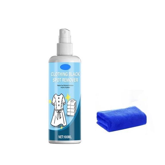 100Ml Clothing Mold Stain Remover - Quickly Decompose Mold Spots, Sweat Stains, Yellowing, Inhibit Mold Regrowth, Gentle On Fabrics (Colored & White Clothes), Portable For