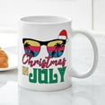 thumbnail image 5 of CafePress Christmas In July Sunglasses Mugs 11 oz (325 ml) Ceramic Coffee Mug, 5 of 6