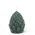 thumbnail image 1 of Flameless Led Lit Green Pinecone Candle, 1 of 1