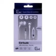 thumbnail image 2 of Super Bass Noise-Isolation Stereo Earbuds/ Earphones for Nokia X20, X10, G20, G10, C1, 110 4G, 105 4G, C20 Plus, C01 Plus, C20, C10, 1.4 (White) - w/ Mic, 2 of 2