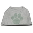 thumbnail image 4 of Pet Dog  Cat Shirt Rhinestone, "Green Paw", 4 of 7