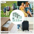 thumbnail image 4 of Unique Bargains 8 Pcs Portable Packing Cube Set for Luggage Light Blue, 4 of 6