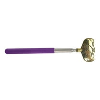 Unique Bargains 1 Pc Reusable Back Scratcher for Bathroom Travel Hotel Purple Stainless Steel