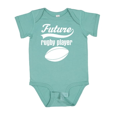 

Inktastic Future Rugby Player Gift Baby Boy Bodysuit