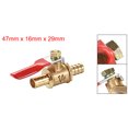 thumbnail image 5 of PiccoCasa Brass Air Ball Valve Shut Off Switch 8mm Hose Barb to 8mm Hose Barb Pipe Coupler 180 Degree Operation Handle 4Pcs, 5 of 5