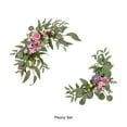 thumbnail image 3 of Ruiboury Romantic Wedding Arch With Fake Flowers Realistic Appearance No Withering Purple Peony 1Set, 3 of 6