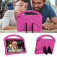 thumbnail image 5 of Dteck Case for Amazon Fire HD 10 2021/HD10 Plus 2021 10.1-inch 11th Generation,Kids Friendly EVA Foam Shockproof Handle Kickstand Case Lightweight Protective Shell Cover,Rose, 5 of 6