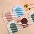 thumbnail image 5 of Silicone Removable Rainbow Coasters Non Slip Cup Mat Heat Insulation Pads Coasters Placemat Home Decor, 5 of 5