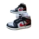 thumbnail image 3 of Ni - ke Ni - ke Air Jordan Sneakers Women's Size 11 Black Gray Red 1 Mid College Classic, 3 of 5