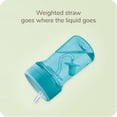 thumbnail image 4 of NUK Everlast Weighted Straw Cup, Super-Durable Leakproof Toddler Sippy Cup, Purple, 10 Oz, Pack of 2, 4 of 7