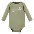thumbnail image 5 of Hudson Baby Cotton Long-Sleeve Bodysuits, 5-Pack, Newborn- 24 Months, 5 of 7
