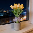 thumbnail image 6 of Radiant Romantic Tulip Light, 15 PCS Twinkling Tree Tulips Led Night Light, Flower lights Ambient Night Lamp, Glowing Tulip Bouquet for Bedroom Decor Gift (Pink), 6 of 7