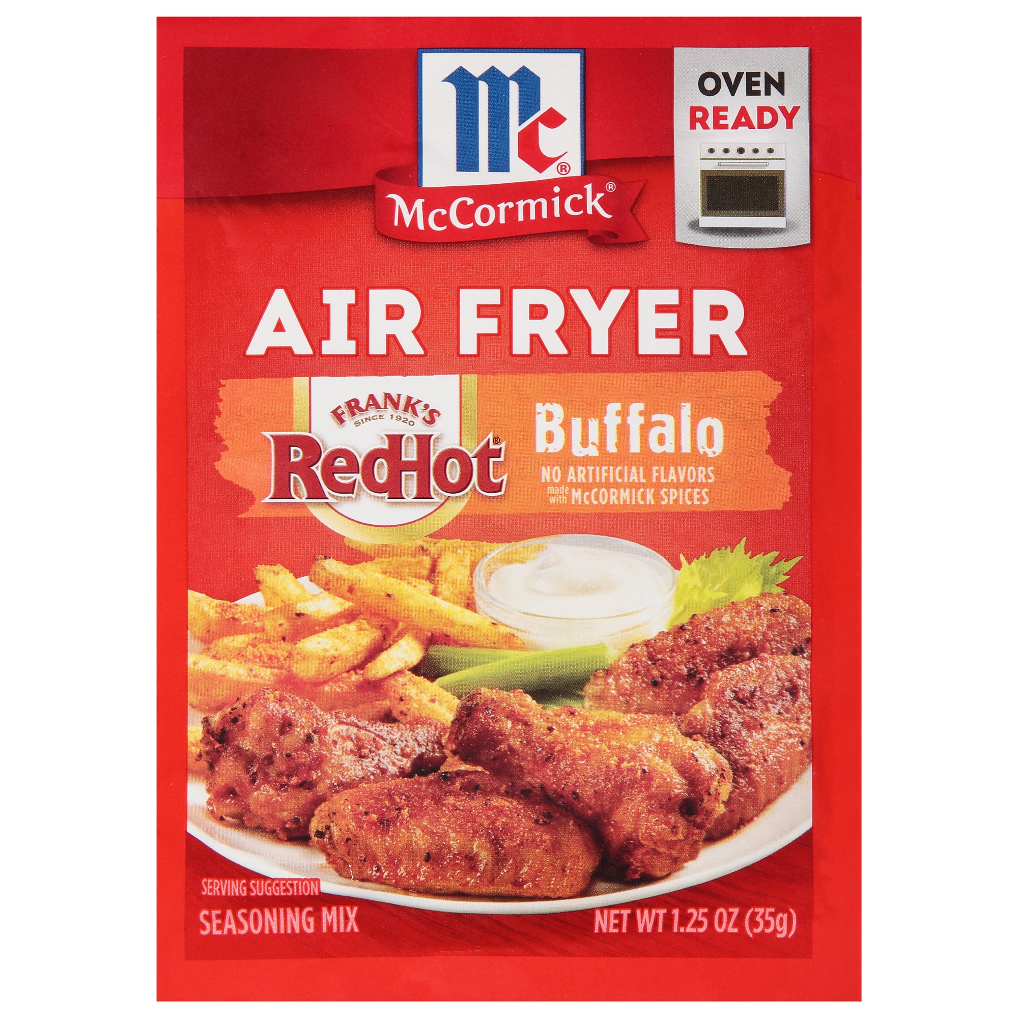 McCormick Air Fryer Buffalo Seasoning Mix, 1.25 oz
