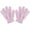 Pink, variant on Lunxisen 2 Pcs Exfoliating Dual Texture Bath Gloves for Shower, Spa, Massage and Body Scrubs, Dead Skin Cell Remover, Gloves with Hanging Loop