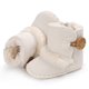 thumbnail image 5 of Botas de invierno para bebés recién nacidos, botas de nieve para niños pequeños, suela suave, botines de invierno cálidos para cuna (12-18 meses, blanco), 5 of 5