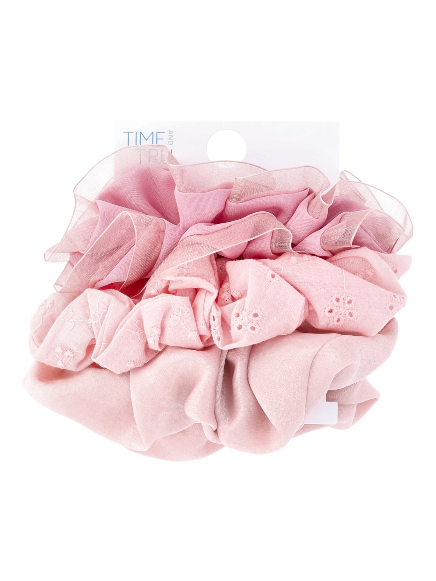 Scrunchie Trio Bundle (Pretty in Pink) Oz Essentials Small Scrunchie Trio Set - Sunrise Slay | OZ  main image 2