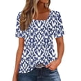 thumbnail image 1 of Usted Es Más Que una Camisa de Puntuación de Prueba, de Moda Casual Impreso Botón de Manga Corta Cuello en V para las Mujeres, 1 of 4