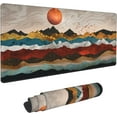 thumbnail image 1 of Gaming Mouse Pad,Desk Mat Extended Large Mountains Colorful Landscape Mouse Pad Mat with Non-Slip Base Stitched Edges Mousepad for Computer,Office,Keyboard and Laptop 31.5''''×15.7''''×0.12'''', 1 of 5