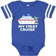 thumbnail image 3 of Inktastic My First Cruise with Cruise Ship and Palm Trees Boys or Girls Baby Bodysuit, 3 of 5