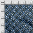 thumbnail image 2 of oneOone Cotton Poplin Twill Medium Blue Fabric Christmas Craft Projects Decor Fabric Printed By The Yard 56 Inch Wide, 2 of 6