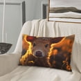 thumbnail image 5 of Balery Sunset Sunflower Cow Bedding Queen Pillow Cases - Envelope Closure - Soft Brushed Microfiber Fabric - Shrinkage and Fade Resistant Pillow Cases-20"x30", 5 of 6