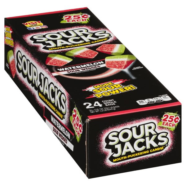 Sour Jacks® Watermelon MouthPuckering Candy 240.8 oz. Bags Walmart