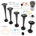 thumbnail image 2 of CCIYU Loud 12V 5 Trumpet Musical Horn Kit with Compressor Loud Train Horn Replacement for Train Car Truck Boat RV, 2 of 5
