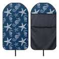 thumbnail image 5 of KUIFORTI Waterproof Non-Slip Car Seat Cover Towel - Starfish Print Elastic Seat Protector for Gym Workouts and Beach Trips, Universal Fit for Cars, SUVs and Trucks, 5 of 7