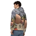 thumbnail image 5 of Lsque Pikmin for Mens Full-zip Hoodie, Zip-up Pullover Hooded Sweatshirt, Kangaroo Pocket Hoodie Ideal for Daily Wear, Travel, and Home-Large, 5 of 8