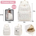thumbnail image 2 of Mochila Escolar Bluboon para Chicas Adolescentes de Pana para Laptop de 14 Pulgadas, 2 of 7