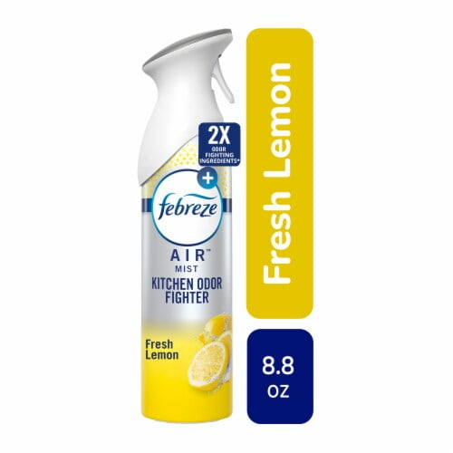 2X - Febreze Kitchen Fresh Lemon Scent Odor-Fighting Air Freshener Aerosol Can 8.8 oz