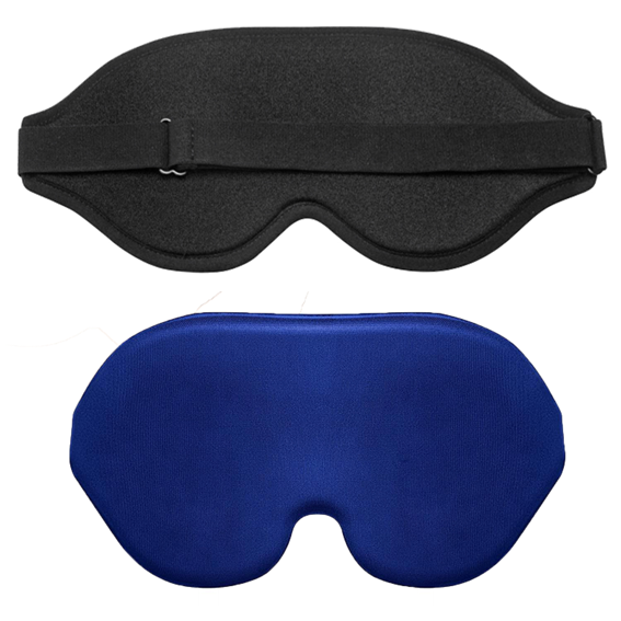 ComfiTime 2Pack Sleep Mask 100 Blackout Eye Mask for Sleeping, Eye